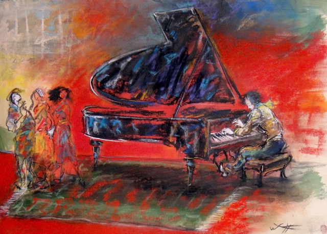 42x60 cm, Mixed media/paper