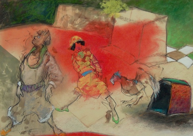 42x60 cm, Mixed media/paper