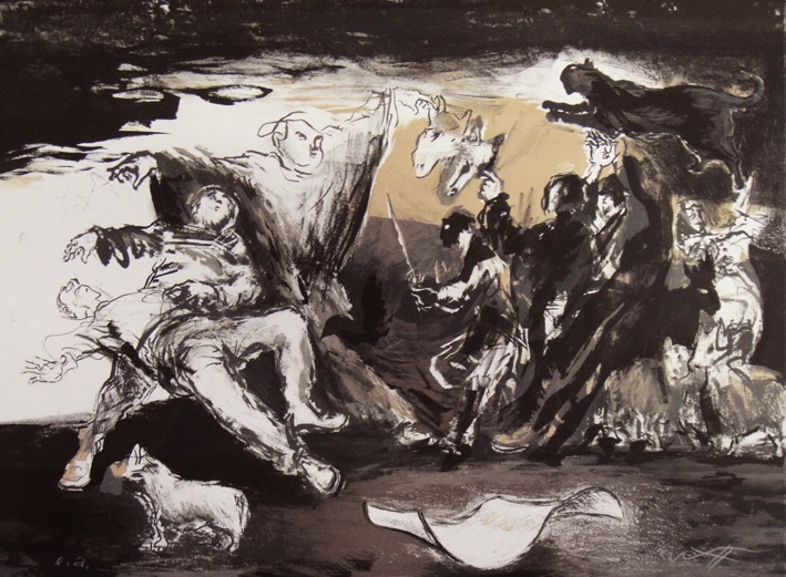 Lithographie, 50x60 cm